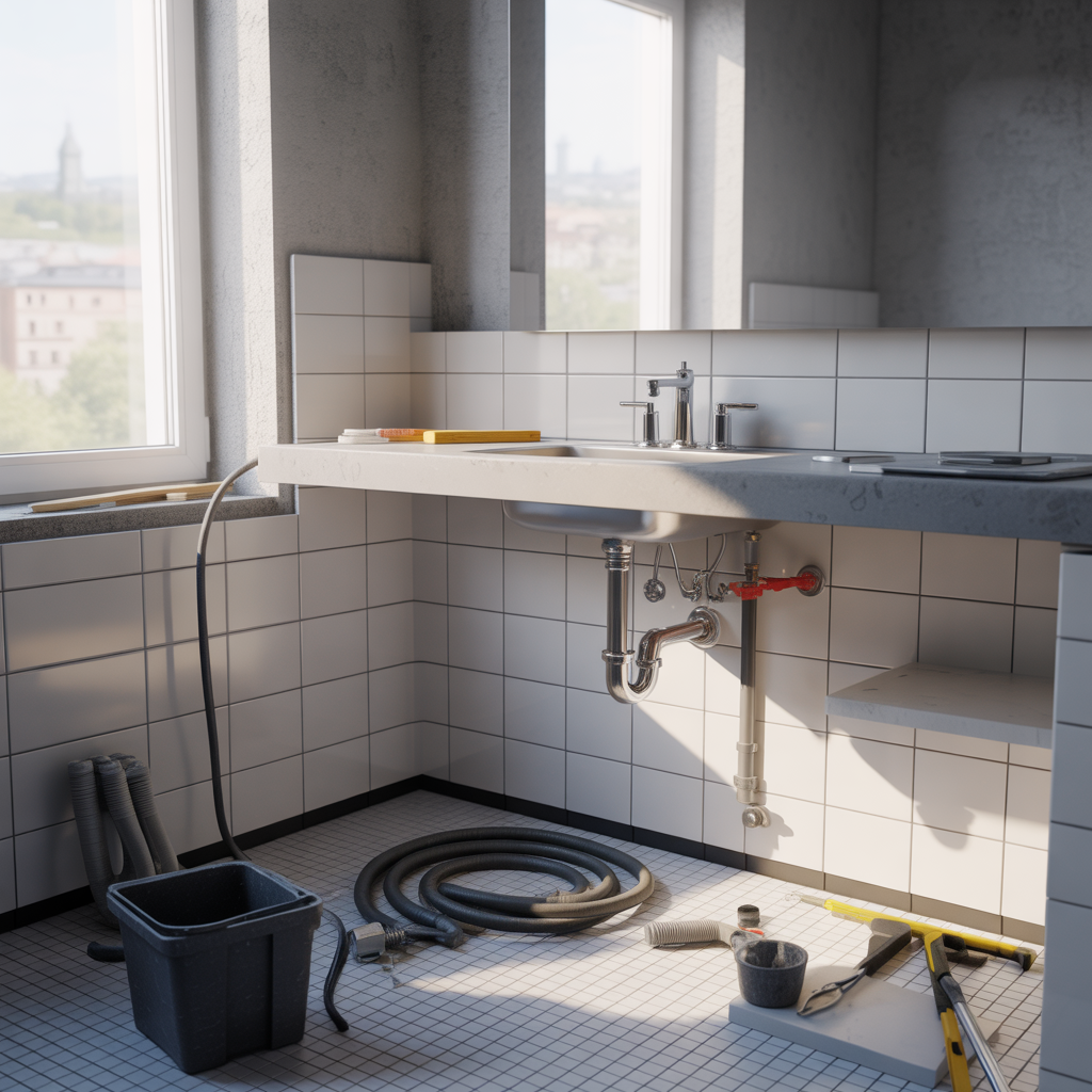 12.Vad bor du tanka pa vid installation av nytt avlopp