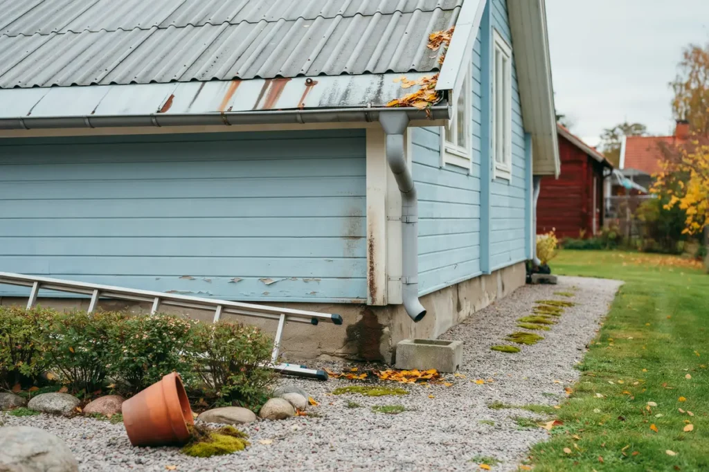 september r r tt tid att se ver husets h ngr nnor och stupr r f rebygg fuktskador innan h stregnen kommer